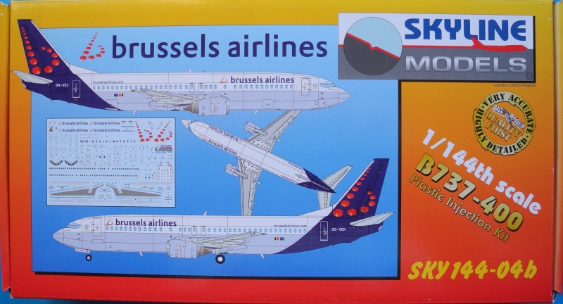 Skyline Models - Boeing 737-400 Brussels Airlines
