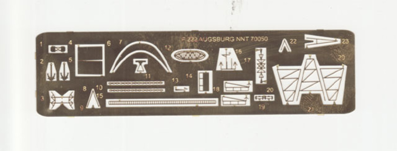 NNT Modell+Buch - Fregatte Augsburg F222