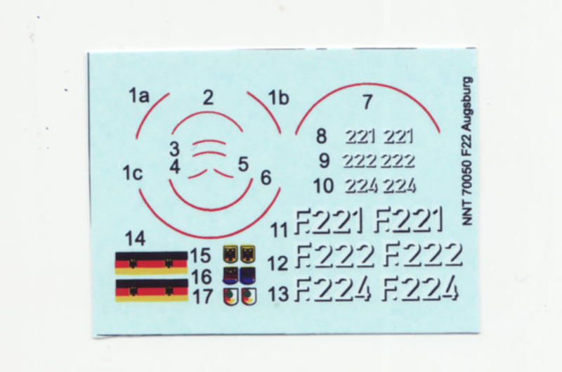 NNT Modell+Buch - Fregatte Augsburg F222