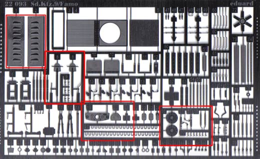 Die Ätzteilplatine