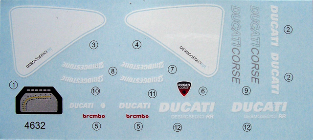 Italeri - DUCATI Desmosedici RR