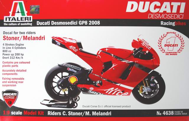 Italeri - Ducati Desmosedici GP8 2008