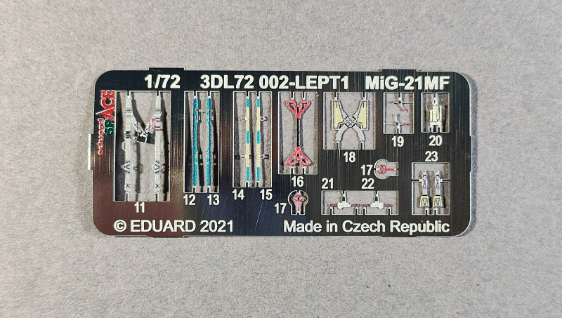 Eduard Ätzteile - 3D interior Decal MiG-21MF