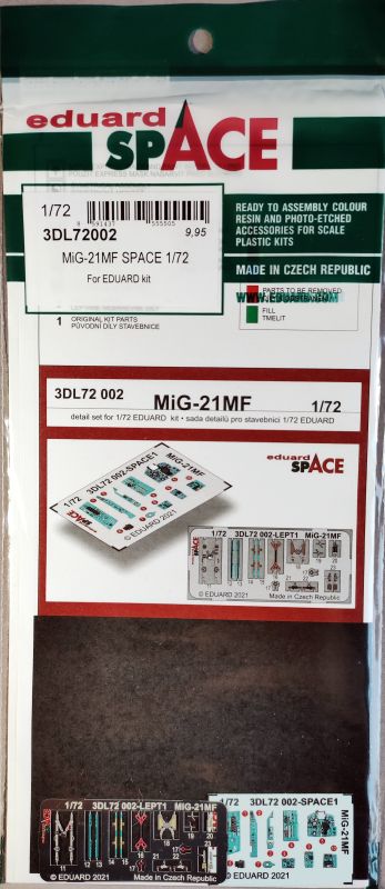 Eduard Ätzteile - 3D interior Decal MiG-21MF