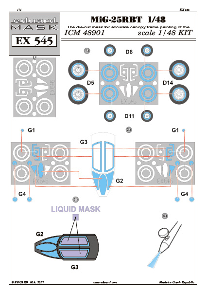 Eduard Mask - MiG-25RBT Mask