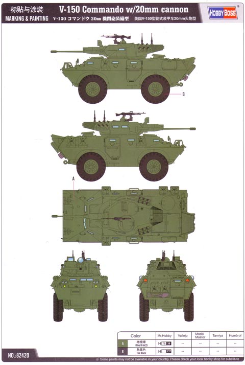 Die Bemalungsanleitung für den V-150