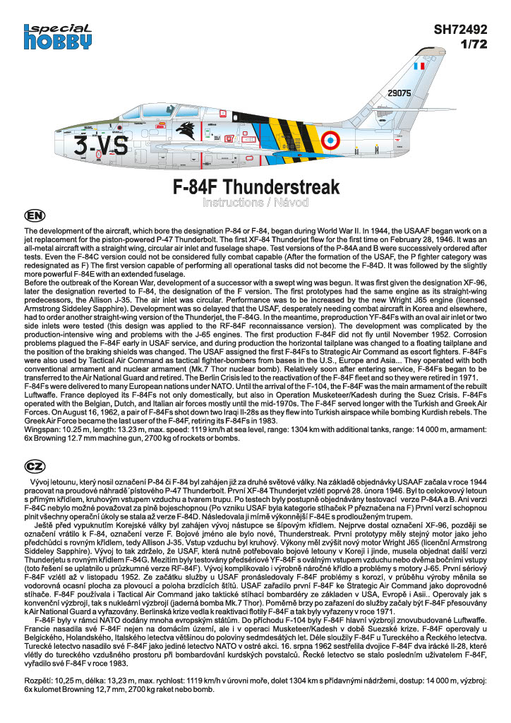 F-84F Thunderstreak ‘Operation Musketeer/Kadesh’