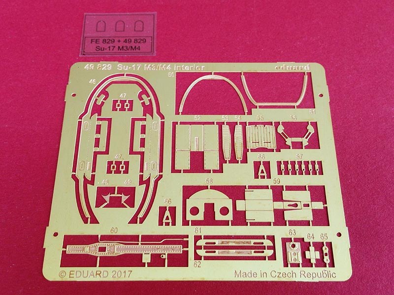 Eduard Ätzteile - Su-17 M3/M4 interior