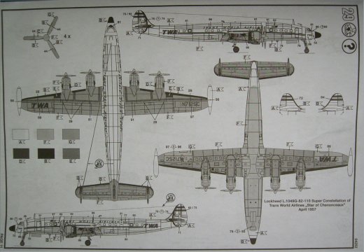 Revell - Lockheed Super Constellation L.1049G