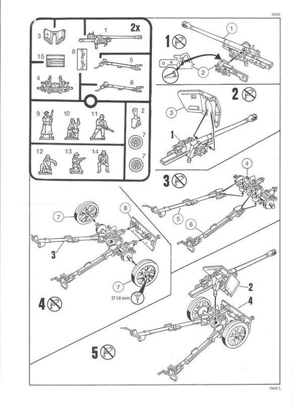 Revell - German 7,5 cm PaK 40 & soldiers