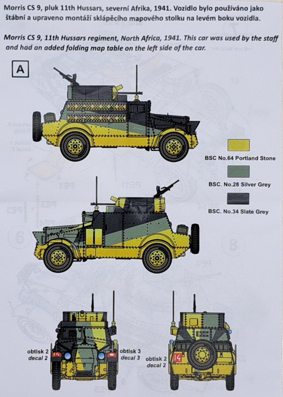 Planet Models - Morris CS9 British Light Armored Car "North Africa"