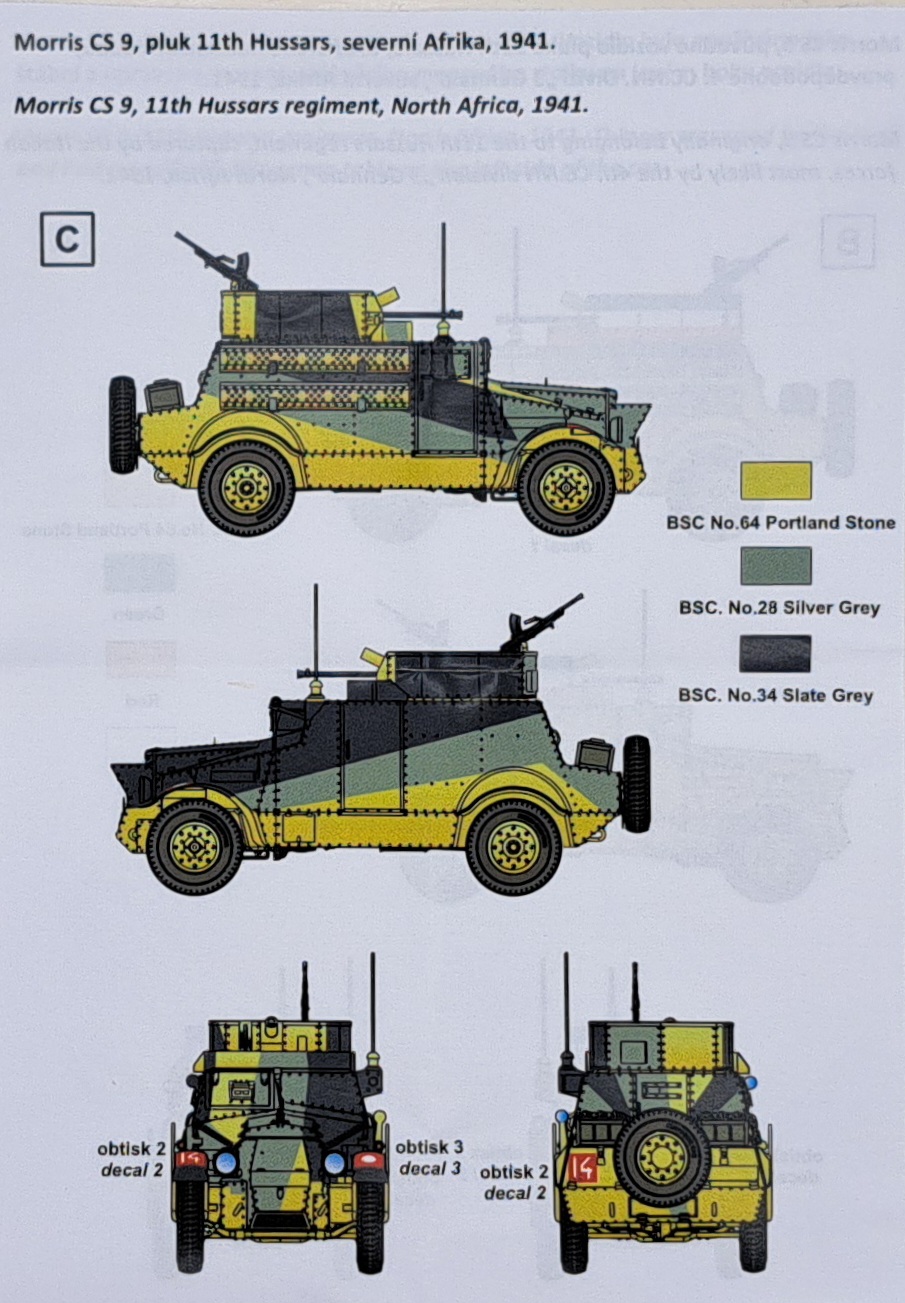 Planet Models - Morris CS9 British Light Armored Car "North Africa"