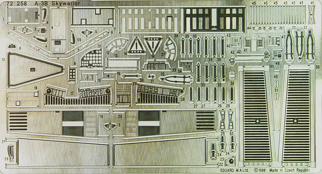 Eduard Ätzteile - A-3B Skywarrior