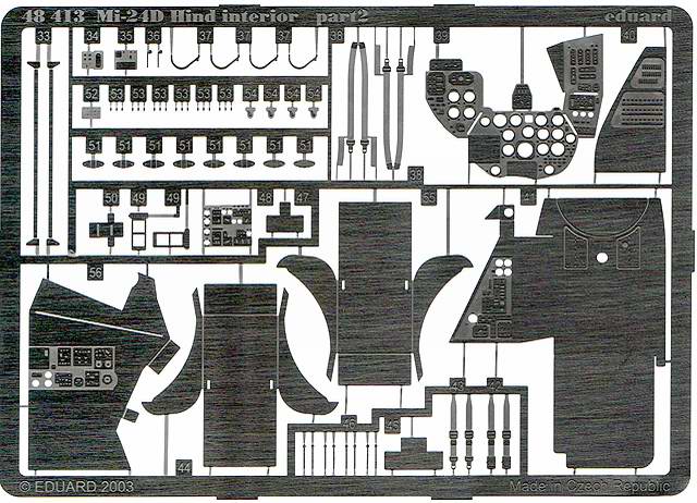 Eduard Ätzteile - Mi-24D Hind Interior 