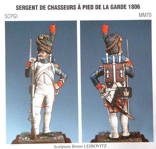 Metal Modeles - Sergent de Chasseurs ? Pied de la Garde 1806
