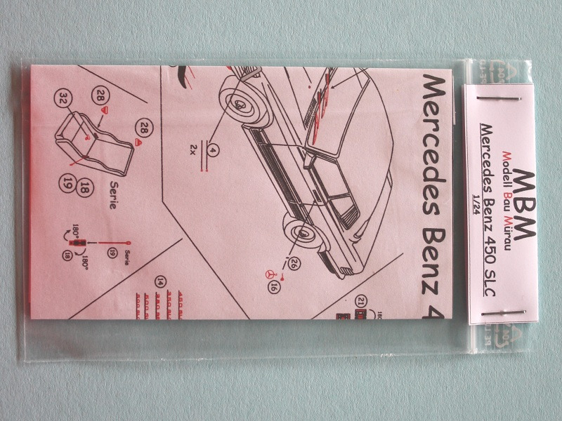 MBM Modell Bau Mürau - Fotoätzteile für Mercedes Benz 450 SLC und 500 SLC