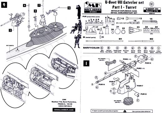 CMK - U-Boot VII C Exterior set I – Turret