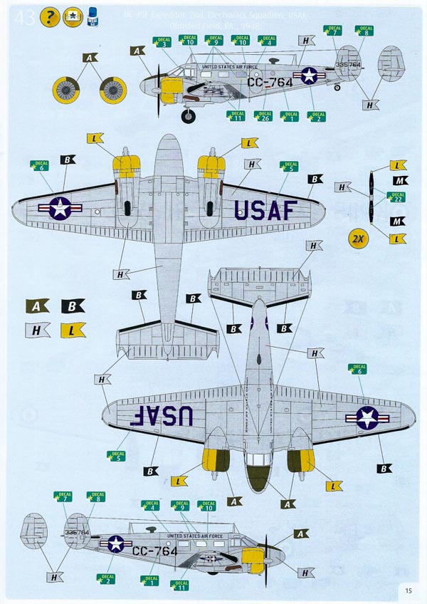 Revell - Beechcraft C-45F Expeditor