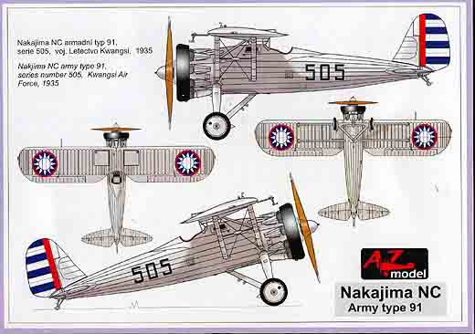 AZ model - Nakajima NC Type 91- I