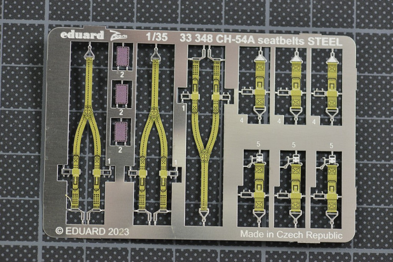 Eduard Ätzteile - CH-54A seatbelts