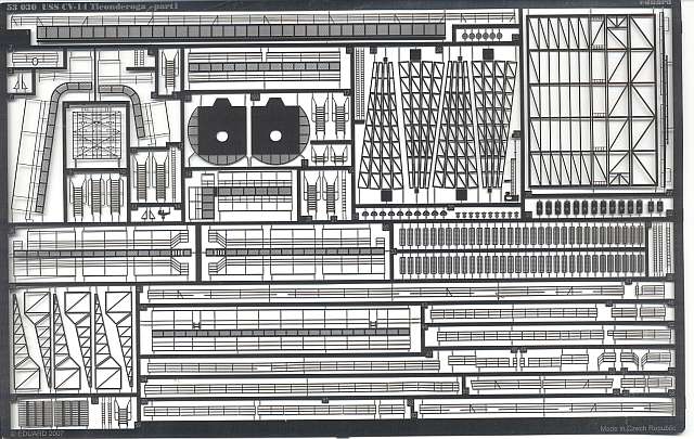 Eduard Ätzteile - CV-14 USS Ticonderoga