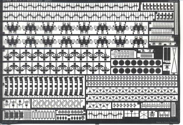 Eduard Ätzteile - CV-14 USS Ticonderoga