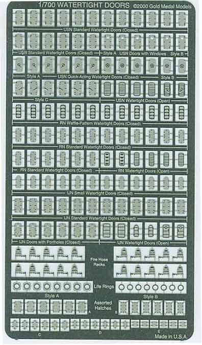Gold Medal Models - Doors, Hatche, Hoses