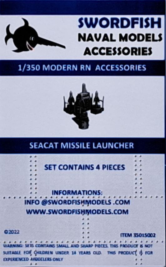 Swordfish Models  - Seacat Missile Launcher