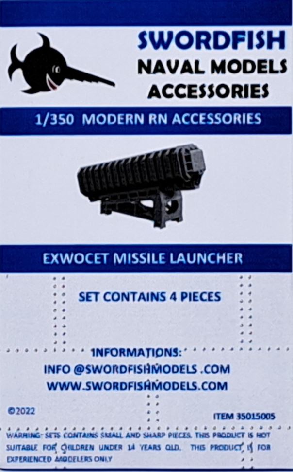 Swordfish Models  - Exocet Missile Launcher