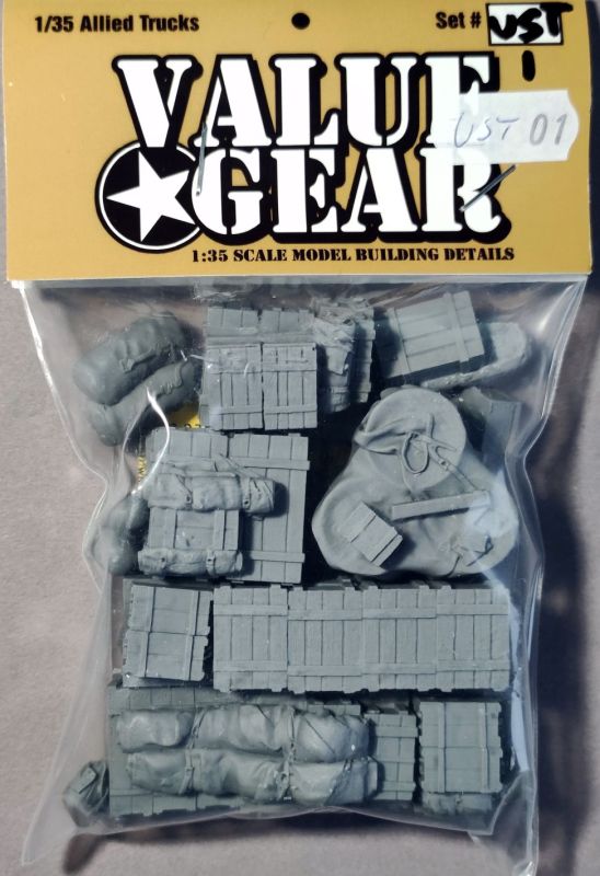 Value Gear Details - WWII US 2.5 ton Allied Cargo Truck Loads Set #1