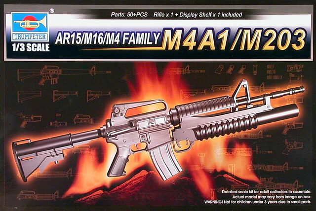 Trumpeter - AR15/M16/M4 Family - M4A1/M203