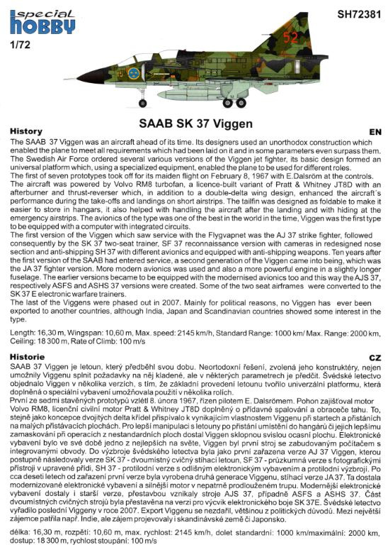 SK-37 Viggen Trainer
