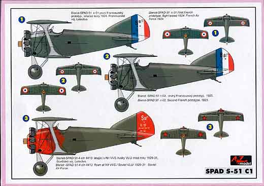 AZ model - Bleriot Spad S-51 C1