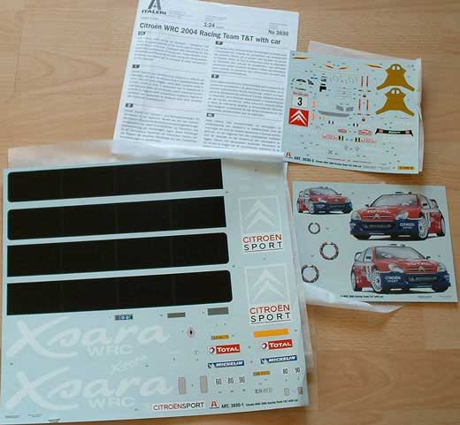 Italeri - Citroen WRC 2004 Racing Team