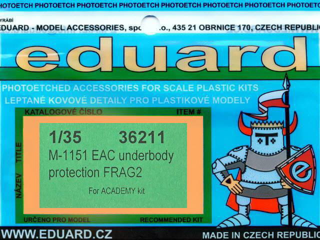 Eduard Ätzteile - M-1151 EAC underbody protection FRAG2