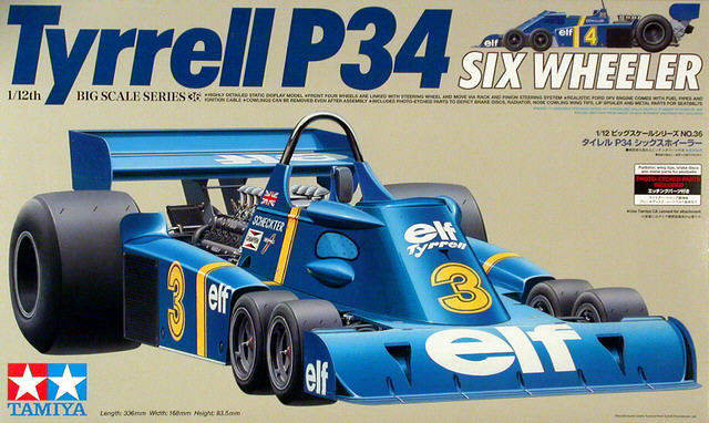 Maquette Tyrrell P34 Six Wheeler 12036 Tamiya