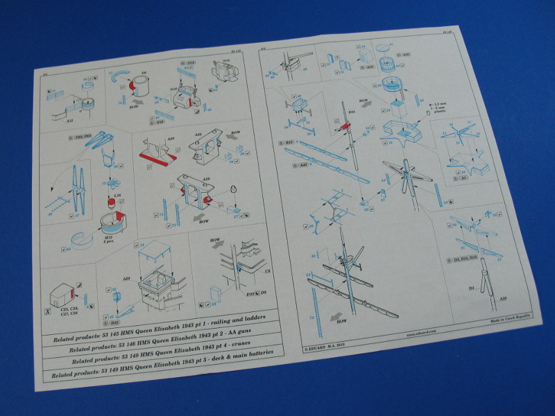 Eduard Ätzteile - HMS Queen Elizabeth 1943 Pt 3