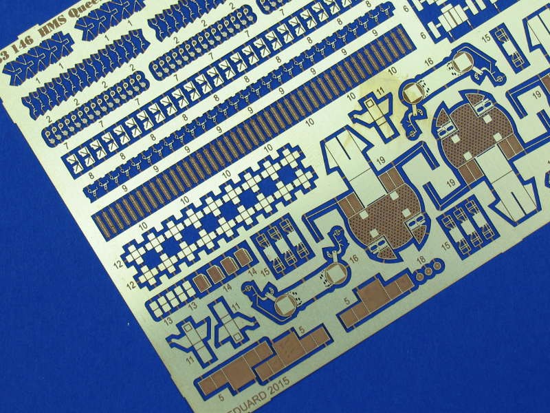 Eduard Ätzteile - HMS Queen Elizabeth 1943 Pt 2