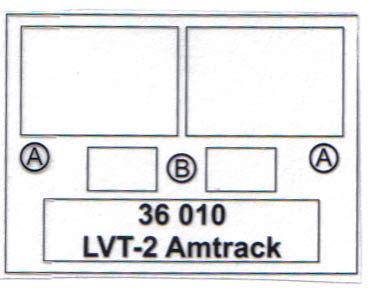 Eduard Ätzteile - LVT-2 Amtrack