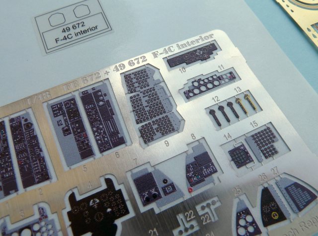 Eduard Ätzteile - F-4C interior S.A.