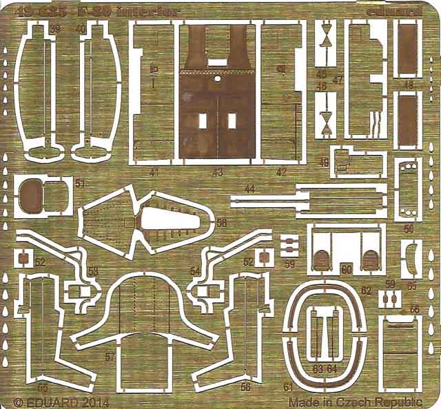 Eduard Ätzteile - F-80 interior S.A.