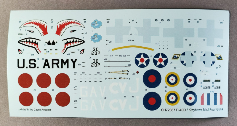 P-40D Warhwak / Kittyhawk Mk.I "Four Guns"