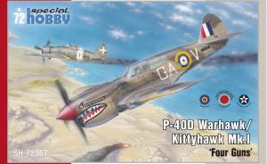 Bausatz: P-40D Warhwak / Kittyhawk Mk.I "Four Guns"