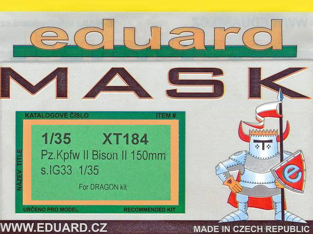 Eduard Mask - Pz.Kpfw II Bison II 150mm s.IG 33