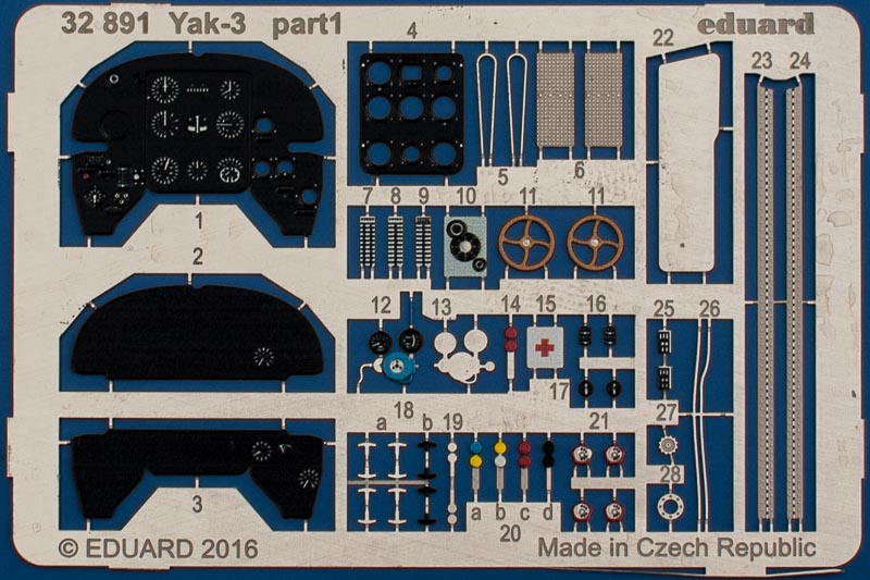 Eduard Ätzteile - Yak-3