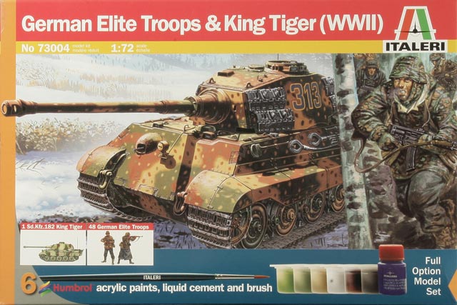 Italeri - German Elite Troops & King Tiger (WWII)