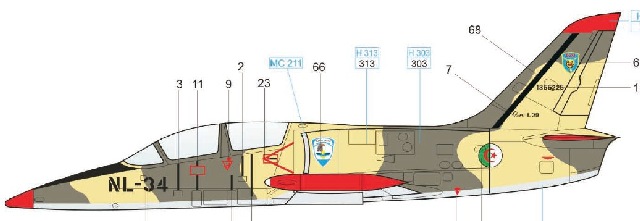 Aero L-39ZO Albatros, Algerian Air Force, 620th Advanced Training Sqn., Tafaroui