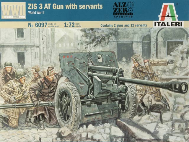 Italeri - ZIS 3 AT Gun with servants