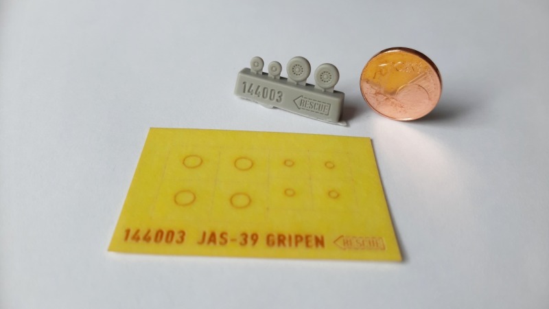 RESCUE MODELS - JAS-39 Gripen Wheel Set