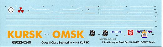 Revell - OSCAR-II class submarine K-141 "Kursk"